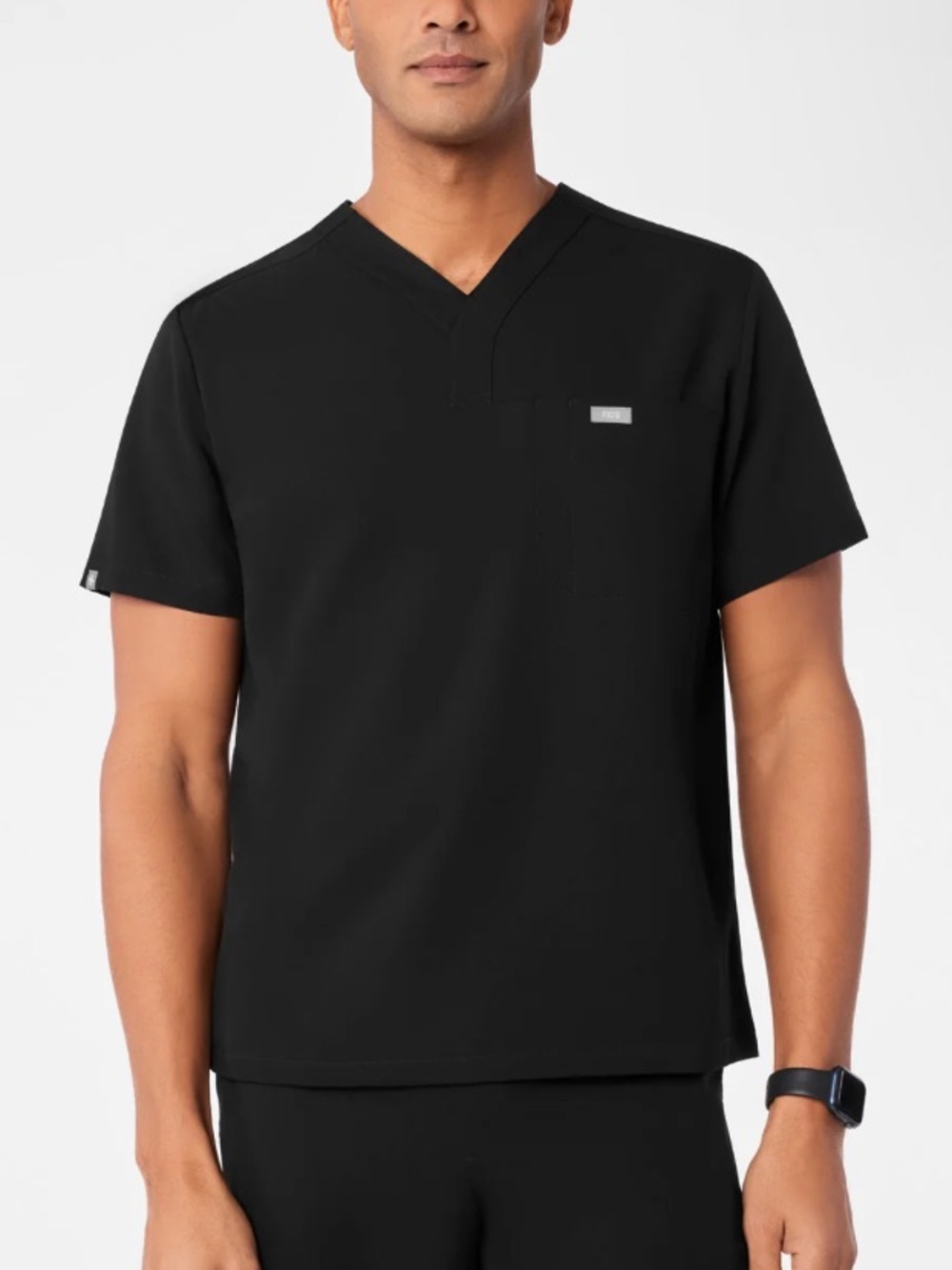 FIGS Men's Brown Leon Scrub Short Sleeve Top Size Large 54594